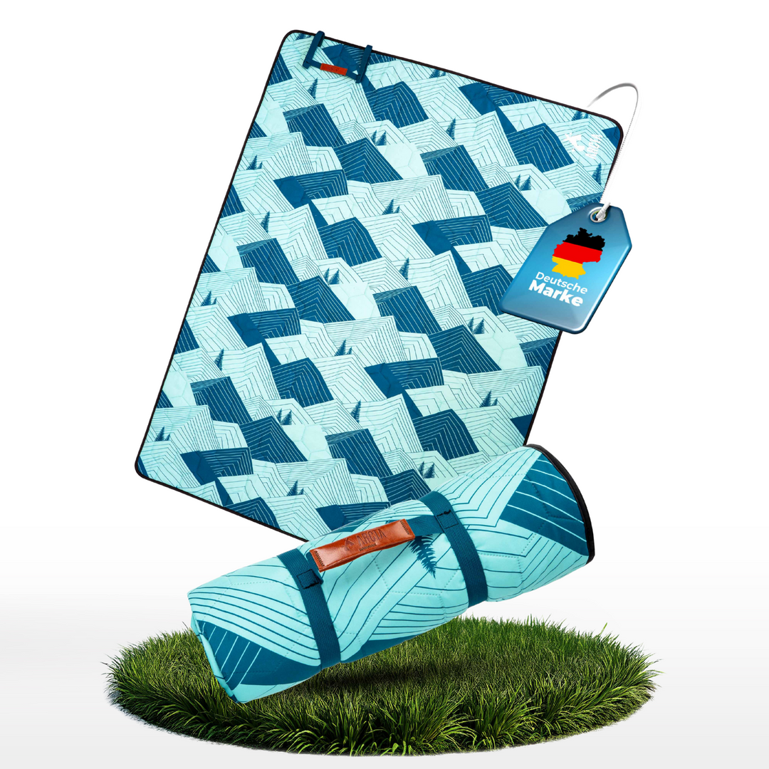 decathlon schlafsack zusammenrollen Vielseitige Picknickdecke für Outdoor & Freizeit