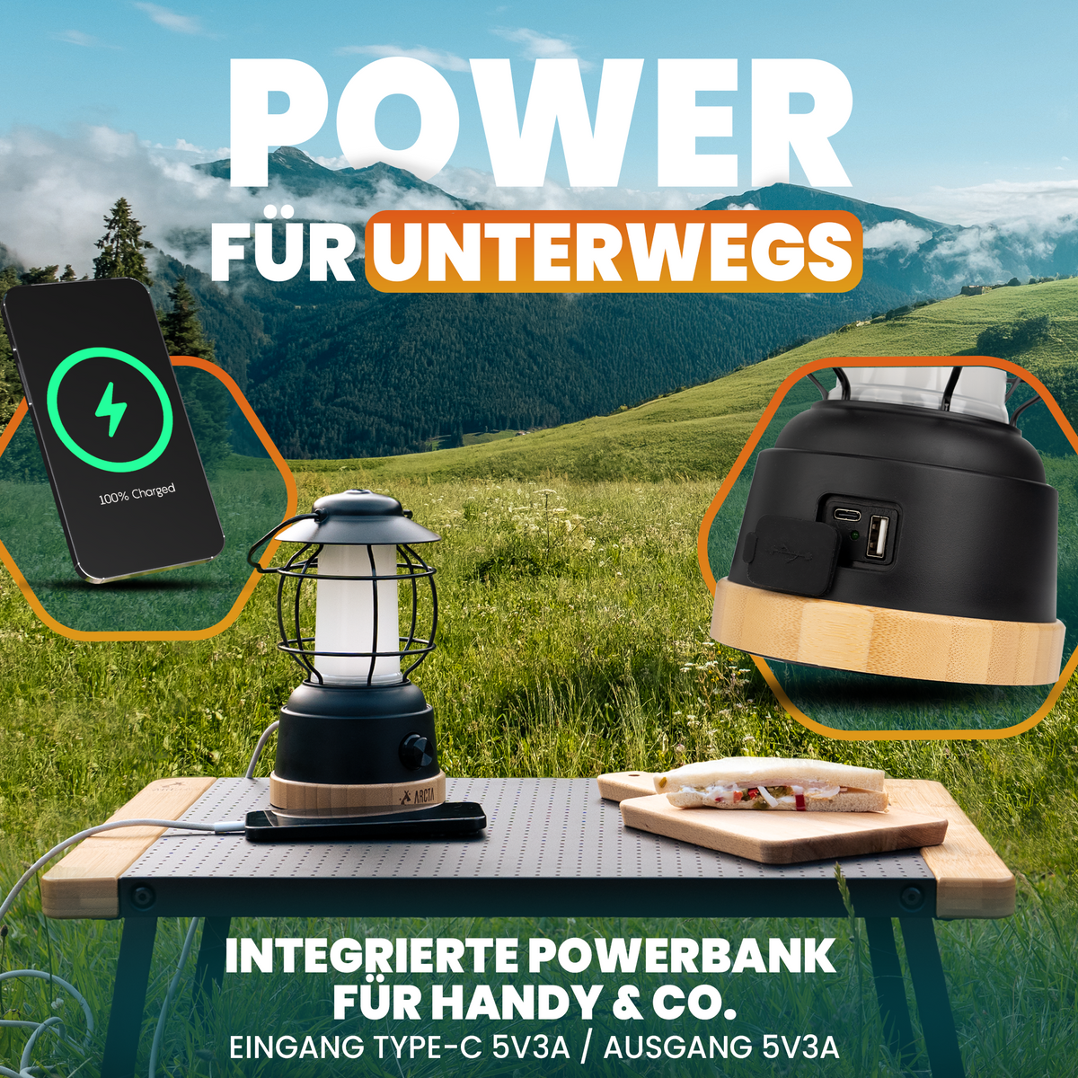 Camping-Lampe - ARCTA – Bild 2