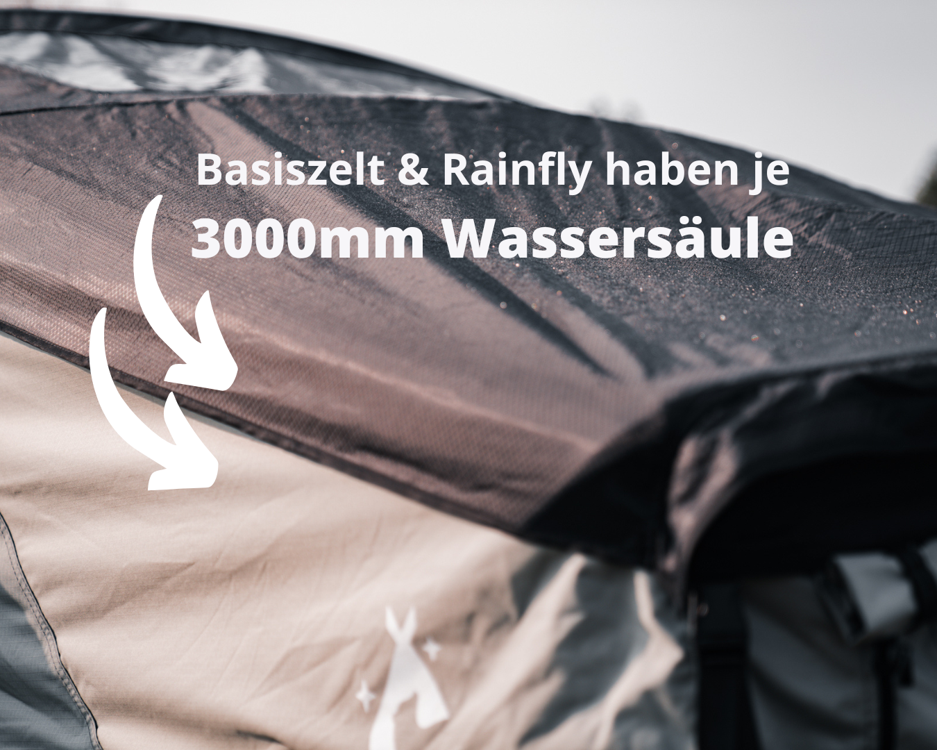 wasserdichter Zeltstoff Arcta Dachzelt