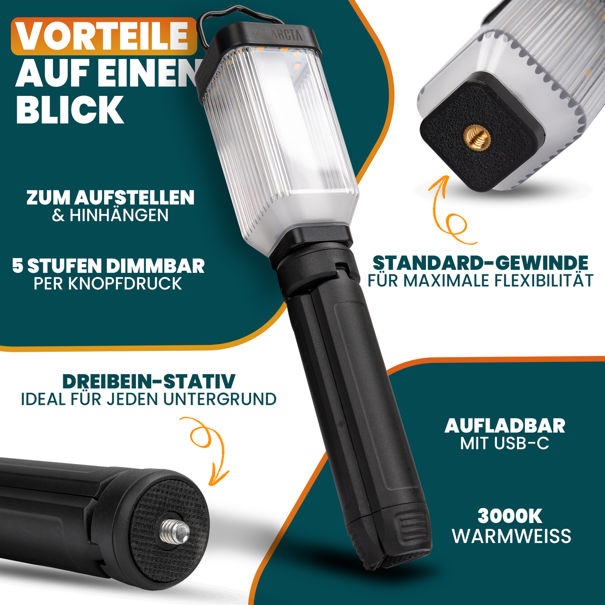 Mini-Lampe - ARCTA – Bild 4