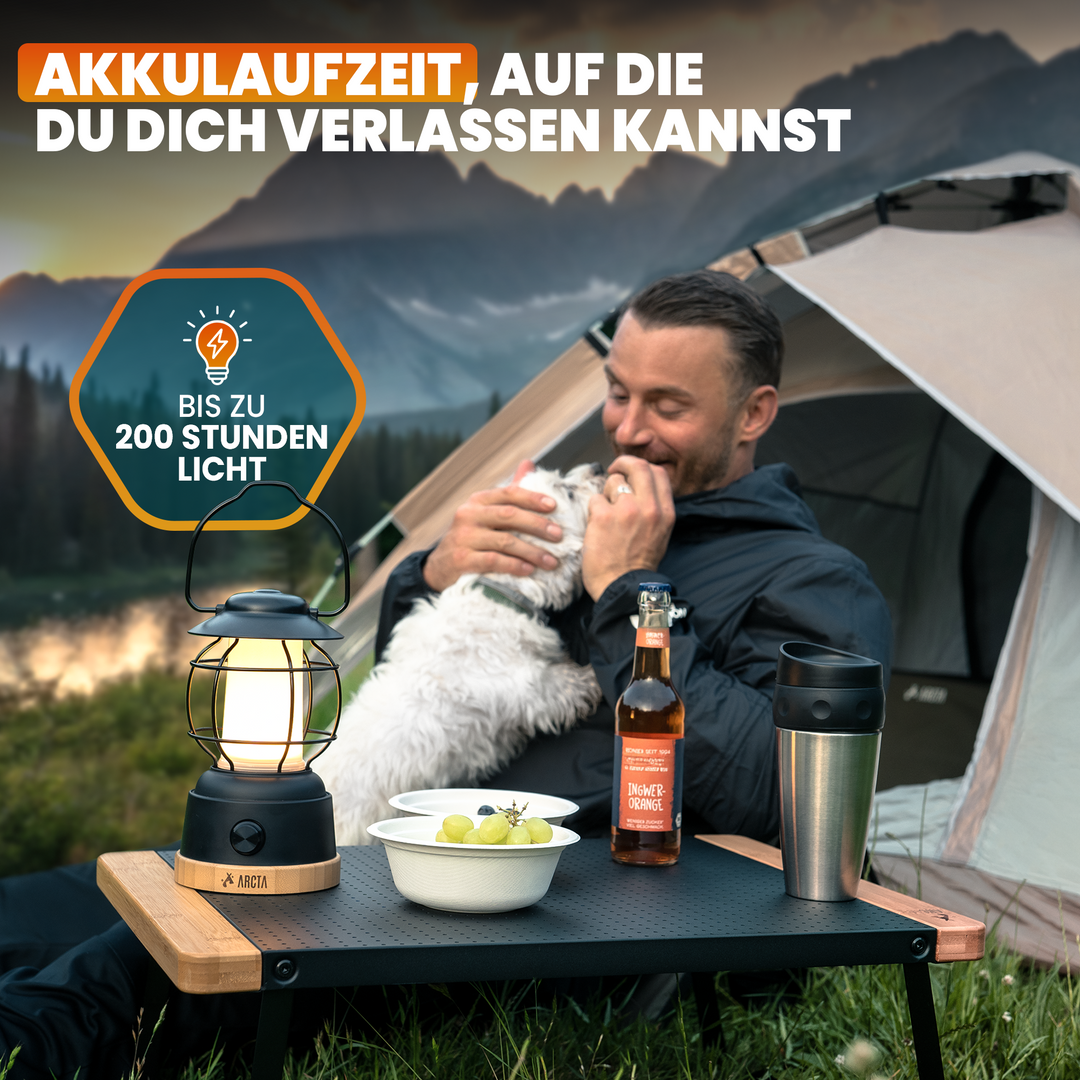 licht camping Outdoor Campinglampe kaufen – Wasserdicht, dimmbar & mit Powerbank