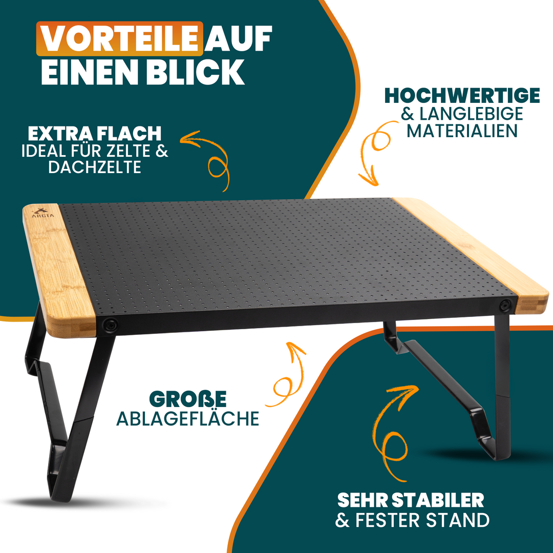 Stabiler Picknick-Tisch für Outdoor & Reisen