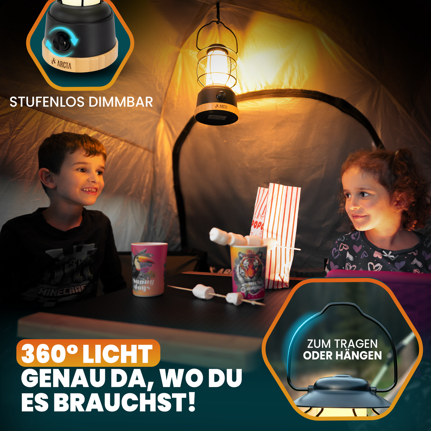Camping-Lampe - ARCTA