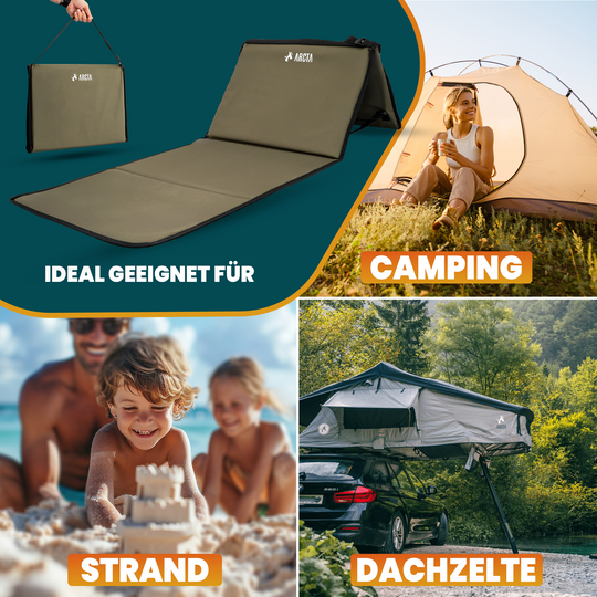 Bequeme Camping Liege für Outdoor & Reisen