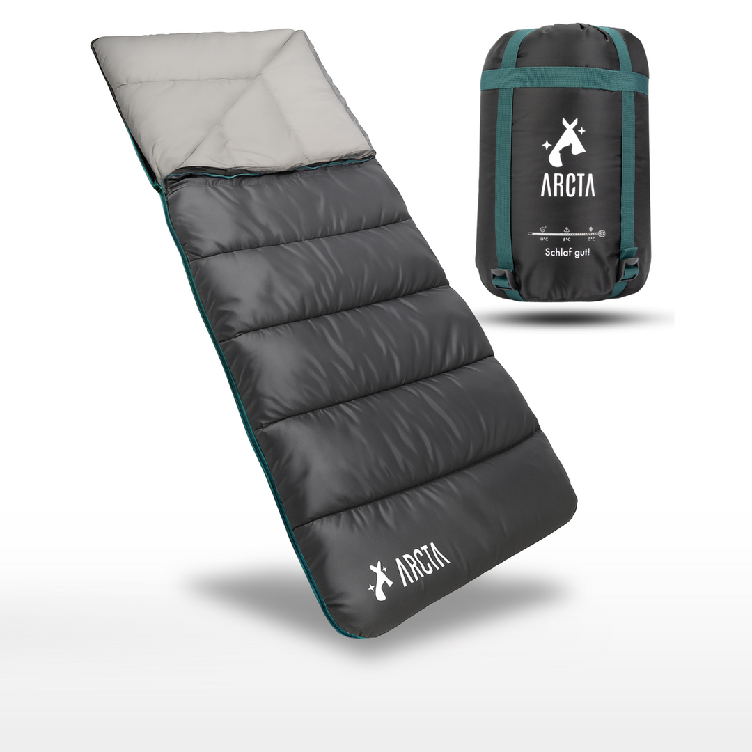 schlafsack mit ärmeln camping Schlafsack mit 3-Funktionen - Perfekt für Paare