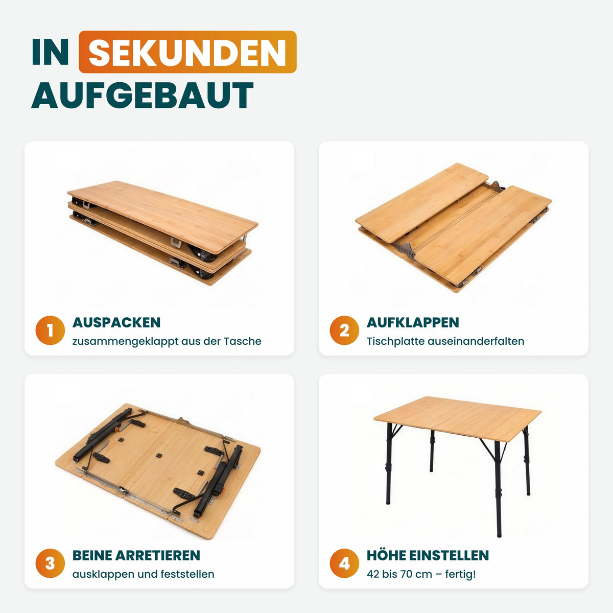Campingtisch – Bild 6