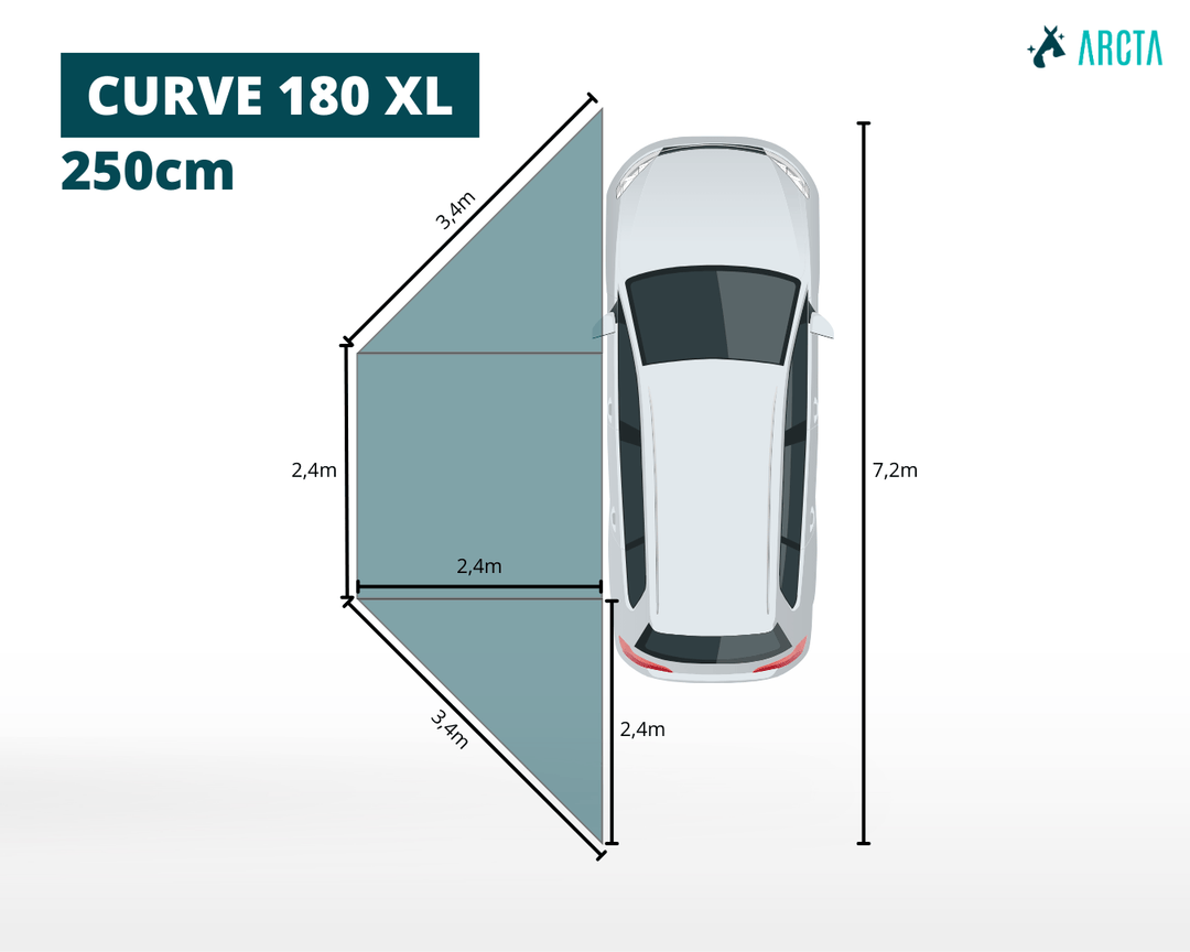 markise curve Curve 180
