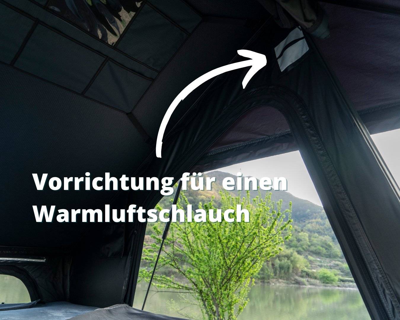 RADIX - ARCTA Vorrichtung für einen Warmluftschlauch